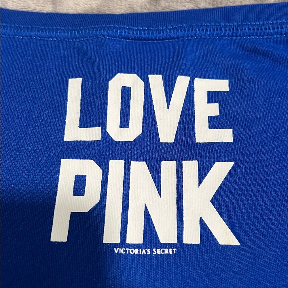 PINK Victoria's Secret Blue and Gray DODGERS Apparel , v neck shirt - Picture 8 of 8